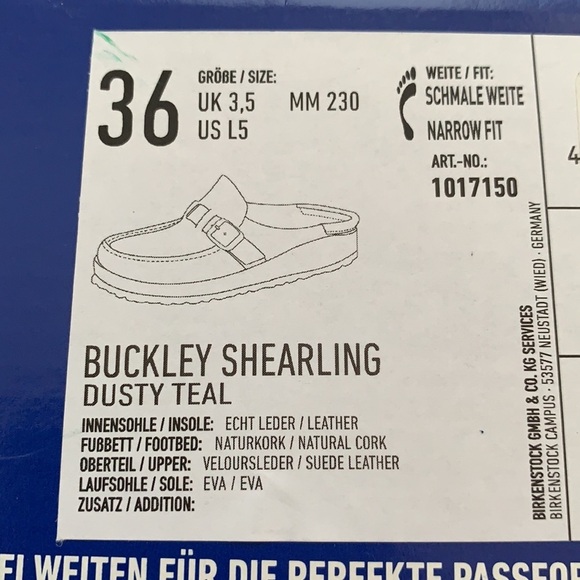 NWB Birkenstock buckley genuine shearling mule - Picture 4 of 14